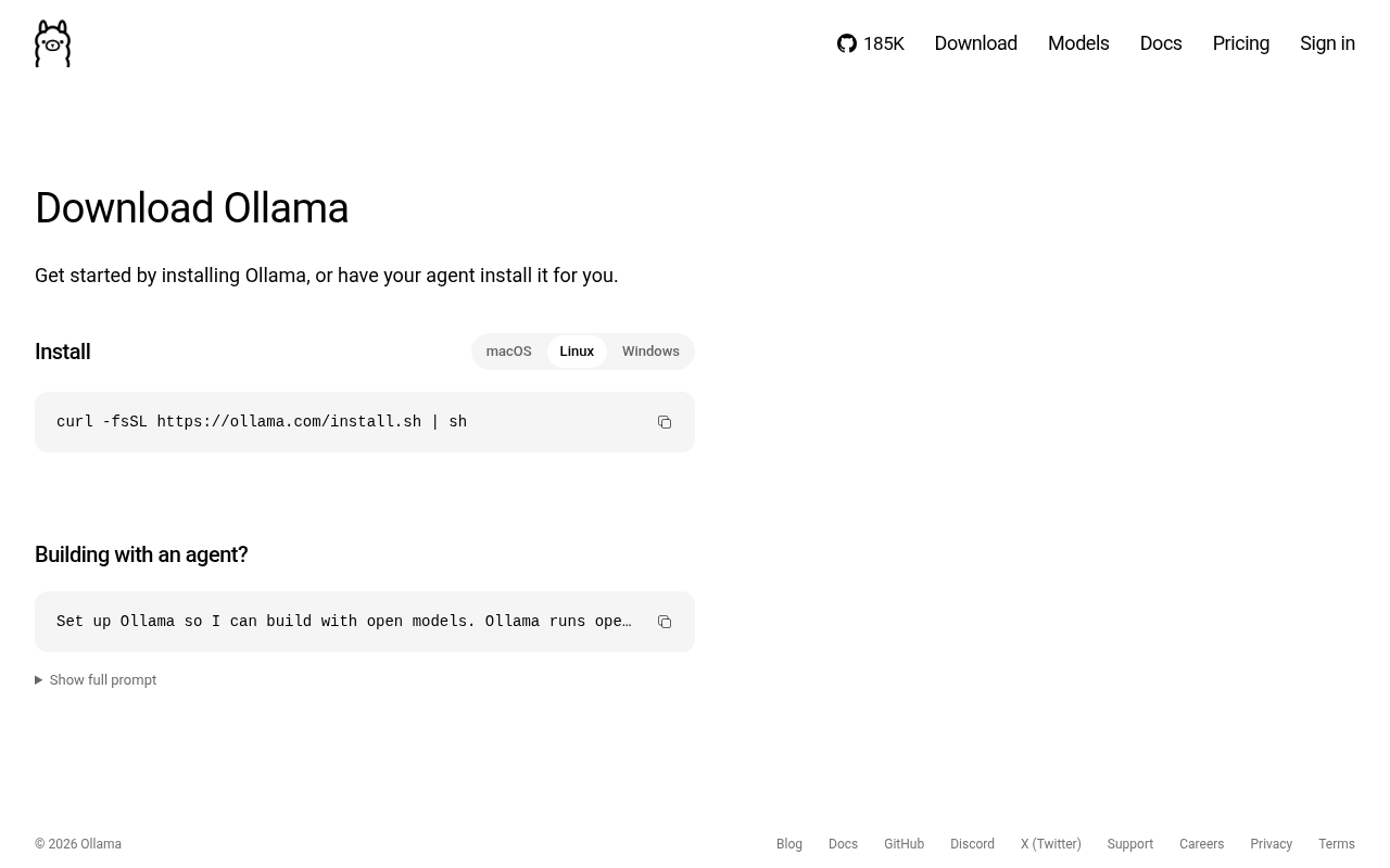 步骤 2：打开下载页